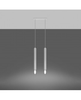 Lampa wisząca WEZYR 2 biała Sollux SL.0958