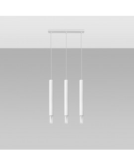Lampa wisząca WEZYR 3 biała Sollux SL.0959