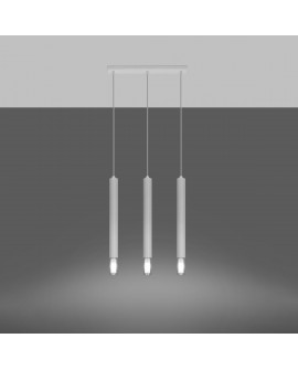 Lampa wisząca WEZYR 3 biała Sollux SL.0959