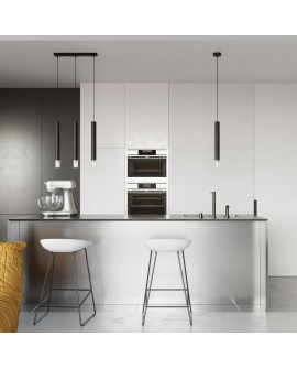 Lampa wisząca WEZYR 1 czarna Sollux SL.0960