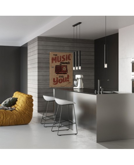 Lampa wisząca WEZYR 3 czarna Sollux SL.0962