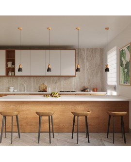 Lampa wisząca QUBIC czarna Sollux SL.0963