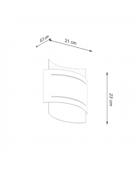 Kinkiet HESTIA czarny Sollux SL.0981