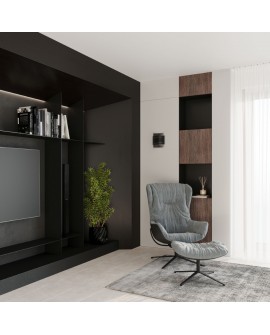 Kinkiet HESTIA czarny Sollux SL.0981