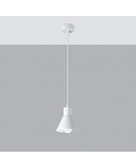 Lampa wisząca TALEJA 1 biała E27 Sollux SL.0983