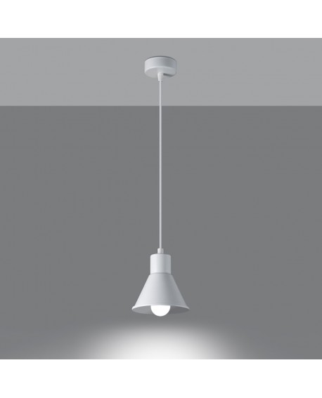 Lampa wisząca TALEJA 1 biała E27 Sollux SL.0983