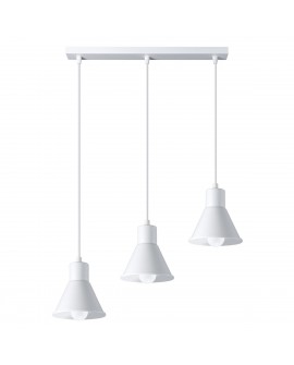 Lampa wisząca TALEJA 3 biała E27 Sollux SL.0984