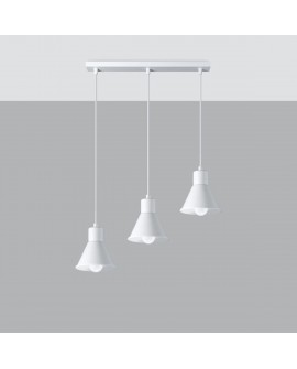 Lampa wisząca TALEJA 3 biała E27 Sollux SL.0984
