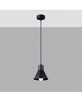Lampa wisząca TALEJA 1 czarna E27 Sollux SL.0985
