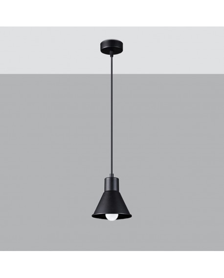 Lampa wisząca TALEJA 1 czarna E27 Sollux SL.0985
