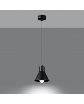 Lampa wisząca TALEJA 1 czarna E27 Sollux SL.0985