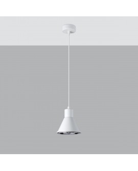 Lampa wisząca TAZILA 1 biała ES111 Sollux SL.0987