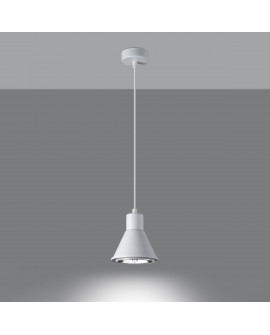 Lampa wisząca TAZILA 1 biała ES111 Sollux SL.0987