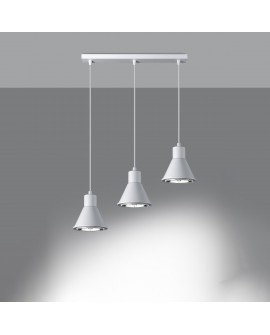 Lampa wisząca TAZILA 3 biała ES111 Sollux SL.0988