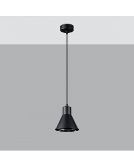 Lampa wisząca TAZILA 1 czarna ES111 Sollux SL.0989