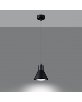 Lampa wisząca TAZILA 1 czarna ES111 Sollux SL.0989