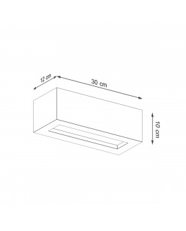 Kinkiet VEGA 30 beton Sollux SL.0992