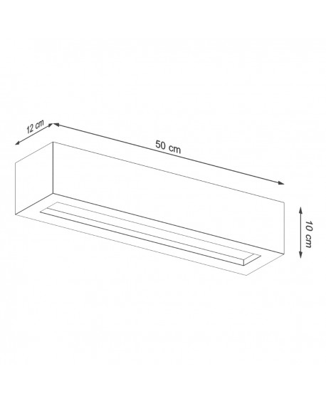 Kinkiet VEGA 50 beton Sollux SL.0993