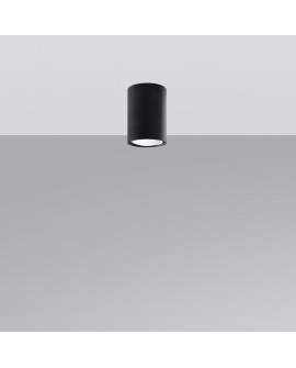 Plafon LAGOS 10 czarny Sollux SL.1000