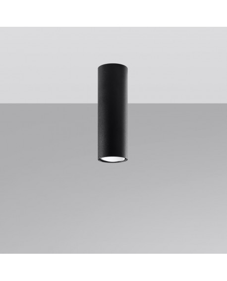 Plafon LAGOS 20 czarny Sollux SL.1001