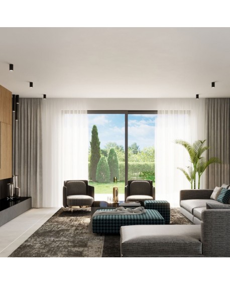 Plafon LAGOS 60 czarny Sollux SL.1003