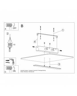 Plafon AZALIA Sollux SL.1007