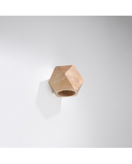 Kinkiet WOODY naturalne drewno Sollux SL.1008