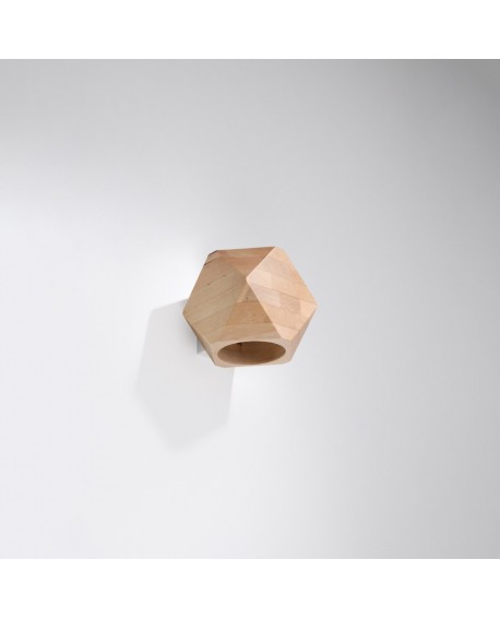 Kinkiet WOODY naturalne drewno Sollux SL.1008