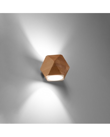 Kinkiet WOODY naturalne drewno Sollux SL.1008