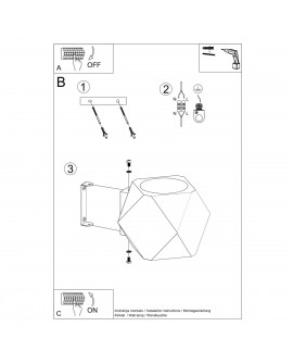 Kinkiet WOODY naturalne drewno Sollux SL.1008