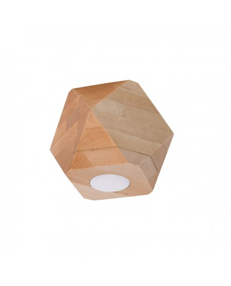 Plafon WOODY 1 naturalne drewno Sollux SL.1009