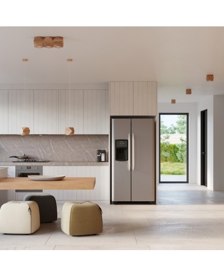 Plafon WOODY 3 naturalne drewno Sollux SL.1010