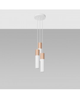 Lampa wisząca PABLO 3P biała Sollux SL.1013