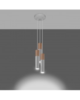 Lampa wisząca PABLO 3P biała Sollux SL.1013
