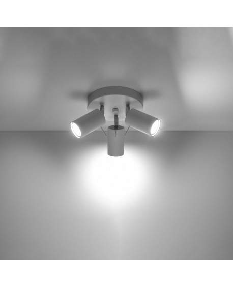 Plafon RING 3P biały Sollux SL.1015