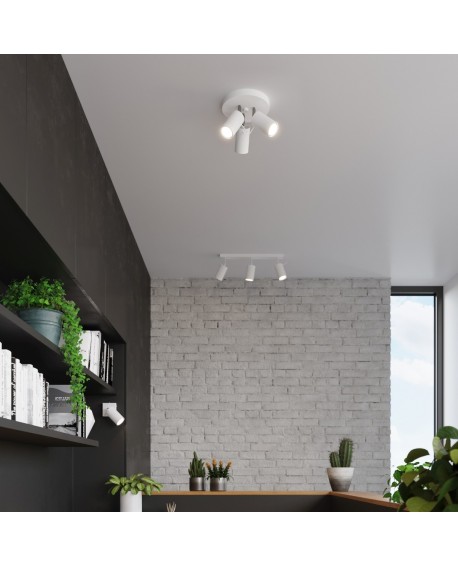 Plafon RING 3P biały Sollux SL.1015