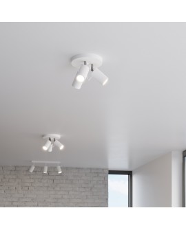 Plafon RING 3P biały Sollux SL.1015