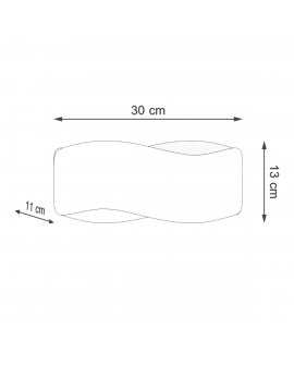 Kinkiet TILA 30 biały Sollux SL.1017