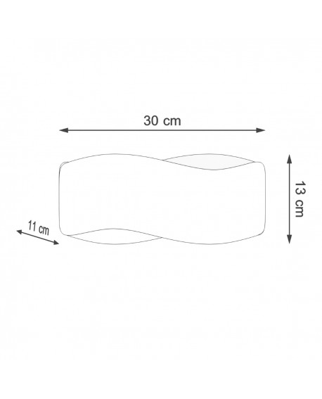 Kinkiet TILA 30 biały Sollux SL.1017