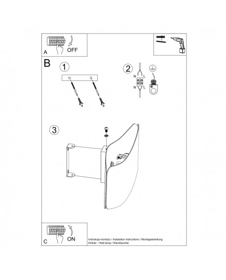 Kinkiet TILA 40 biały Sollux SL.1018