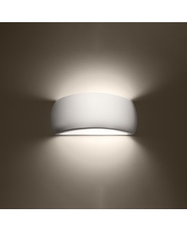 Kinkiet lakierowany PONTIUS biały połysk Sollux SL.1025