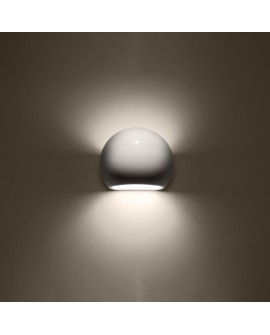 Kinkiet lakierowany GLOBE biały połysk Sollux SL.1026