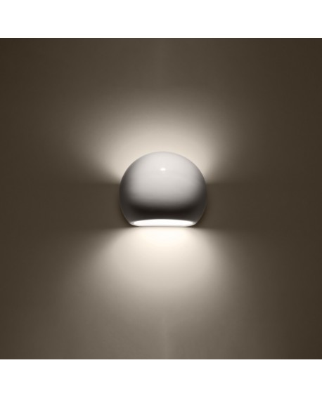 Kinkiet lakierowany GLOBE biały połysk Sollux SL.1026