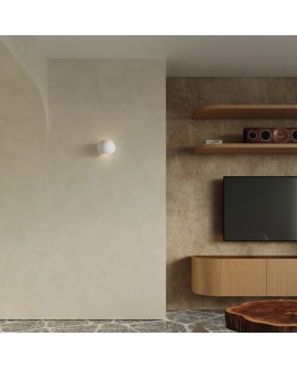 Kinkiet lakierowany GLOBE biały połysk Sollux SL.1026