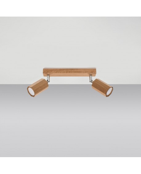 Plafon ZEKE 2 dąb Sollux SL.1029