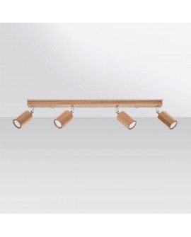 Plafon ZEKE 4 dąb Sollux SL.1031