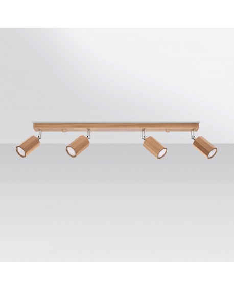 Plafon ZEKE 4 dąb Sollux SL.1031