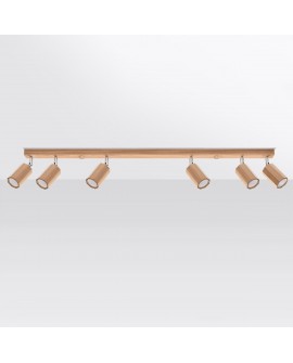 Plafon ZEKE 6 dąb Sollux SL.1032