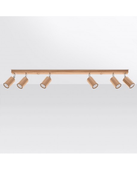 Plafon ZEKE 6 dąb Sollux SL.1032
