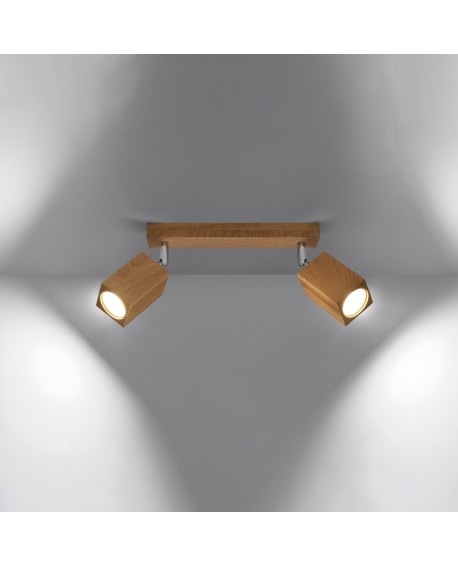 Plafon KEKE 2 dąb Sollux SL.1036